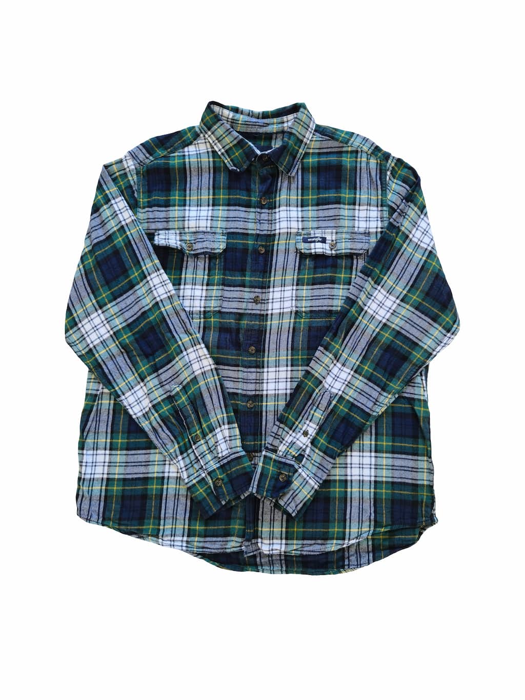 Chemise Wrangler de seconde main pliés en parfaite condition Grade A pour revendeurs.