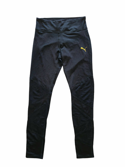 Legging Puma Noir de seconde main plié en Grade B pour l'achat en gros.