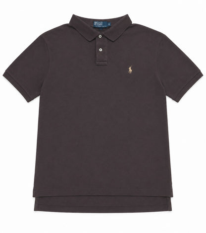 Polo Ralph Lauren marron de seconde main plié en parfaite condition Grade A pour revendeurs.