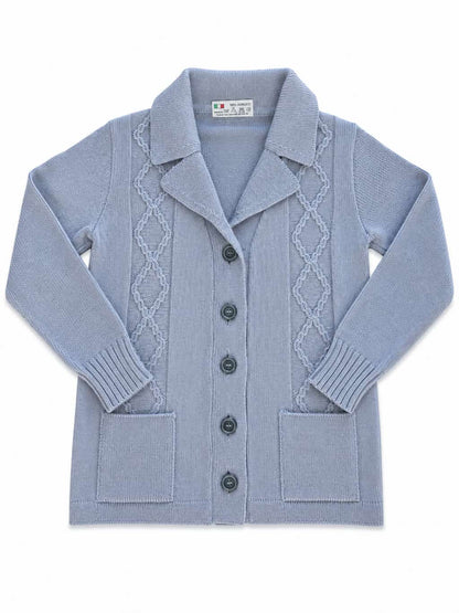 Pull Vintage gris de seconde main pliés en parfaite condition Grade A pour revendeurs.