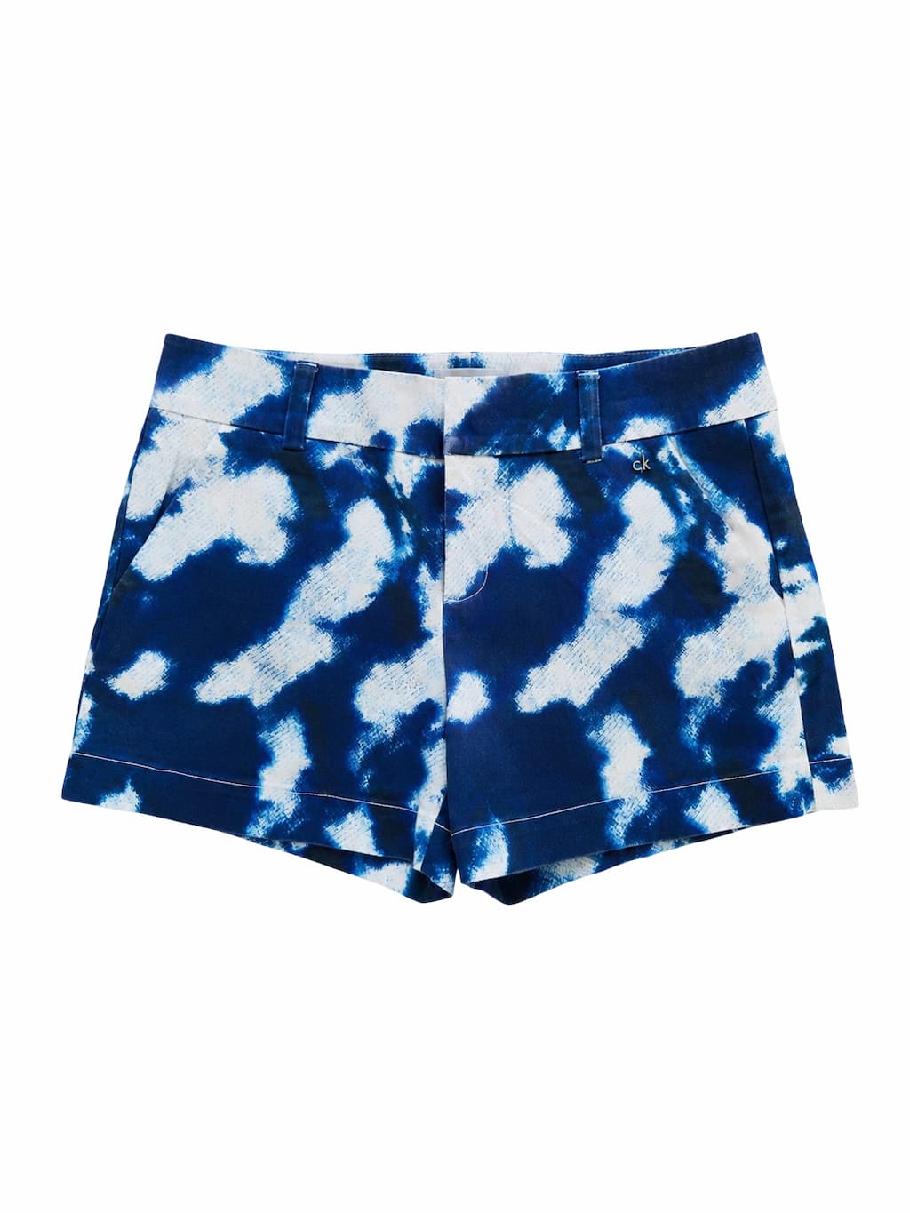 Short Calvin Klein de seconde main plié en parfaite condition Grade A pour revendeurs.