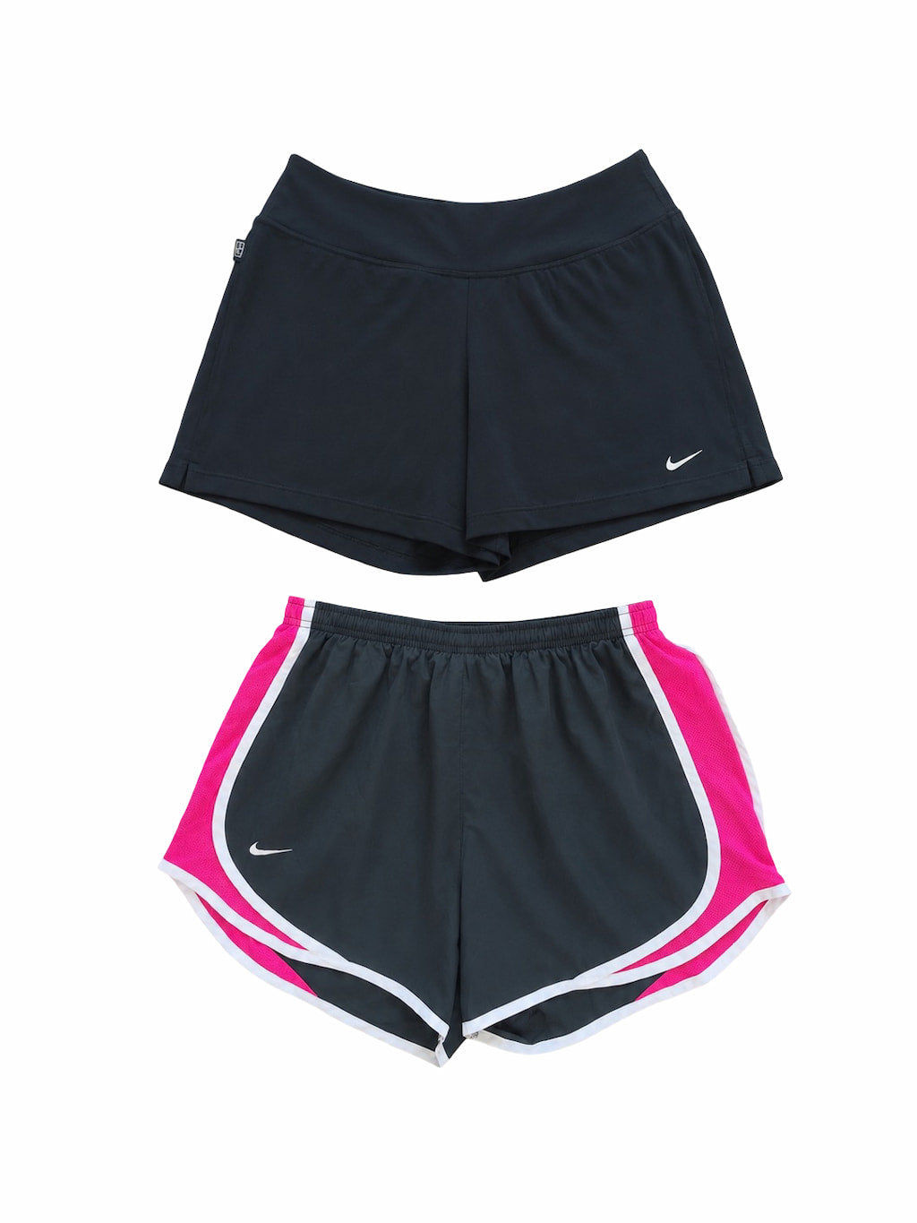 Short Nike de seconde main pliés en parfaite condition Grade A pour revendeurs.