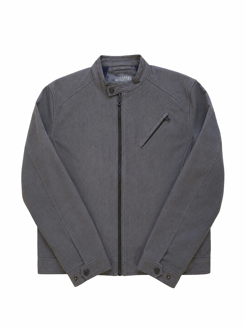 Veste Michael Kors gris de seconde main plié en parfaite condition Grade A pour revendeurs.